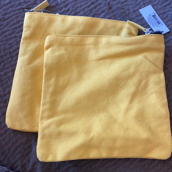 Face Shit Makeup Bag Cosmetic Funny Zip Yellow Gold Edgy Vulgar Pouch Clutch - Picture 4 of 6